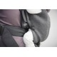 Marsupiu anatomic BabyBjorn Mini cu pozitii multiple de purtare Dark Grey 3D Jersey