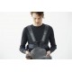 Marsupiu anatomic BabyBjorn Mini cu pozitii multiple de purtare Dark Grey 3D Jersey