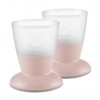 Set 2 pahare pentru bebe BabyBjorn - Powder Pink