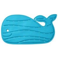 Covoras de baie antiderapant in forma de balena Skip Hop Moby - Albastru
