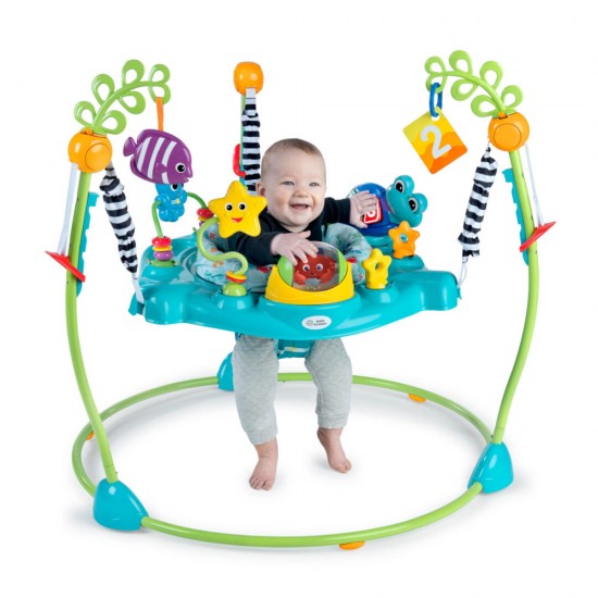 Centru de activitati cu jucarie electronica Curiosity Cove Baby Einstein