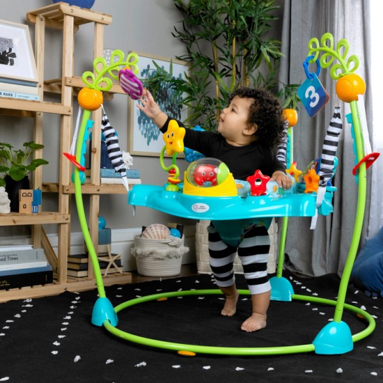 Centru de activitati cu jucarie electronica Curiosity Cove Baby Einstein