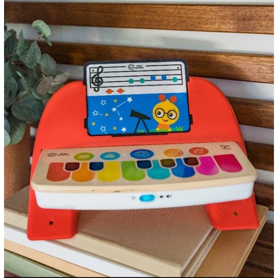 Jucarie muzicala de lemn Cal’s First Melodies Magic Touch Piano Baby Einstein