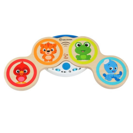 Jucarie muzicala de lemn Hape Magic Touch Drum Baby Einstein