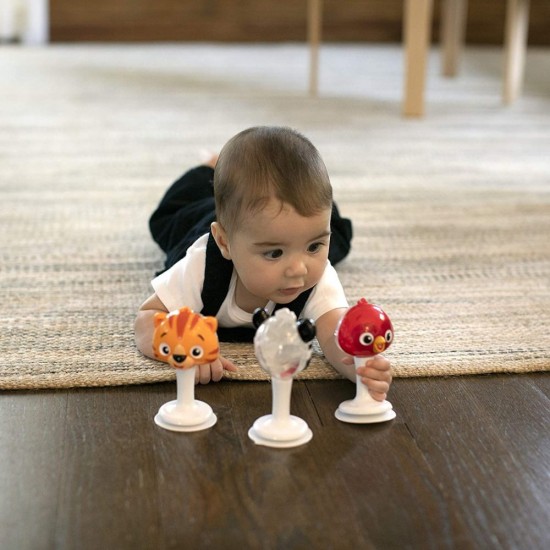 Set 3 jucarii multisenzoriale in forma de animalute Baby Einstein Set 3 jucarii multisenzoriale in forma de animalute Baby Einstein