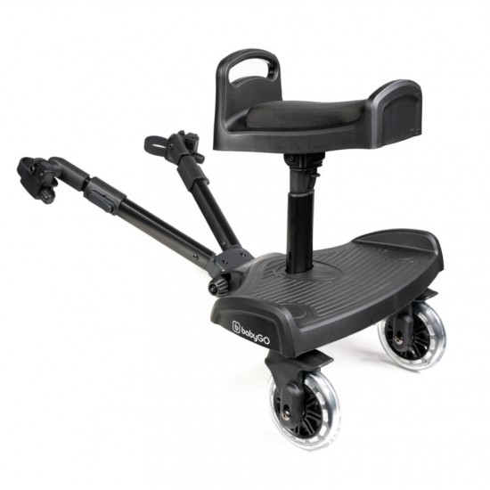 Adaptor carucior WeGo pentru al doilea copil, cu scaun inclus, BabyGo Adaptor carucior WeGo pentru al doilea copil, cu scaun inclus, BabyGo
