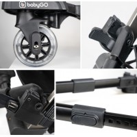 Adaptor carucior WeGo pentru al doilea copil, cu scaun inclus, BabyGo