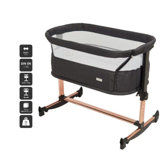 Patut co-sleeper BabyGo Vivaldi Gold