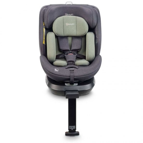 Scaun auto rotativ cu isofix BabyGo MOVE360 Green 40-150 cm certificat R129