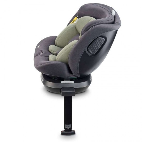 Scaun auto rotativ cu isofix BabyGo MOVE360 Green 40-150 cm certificat R129