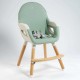 Scaun de masa transformabil Scandi Green BabyGo