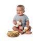 Set 3 jucarioare de plus Baby Bird, Put & Take Bright Starts