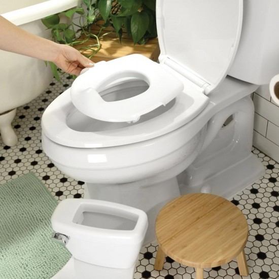 Olita cu sunete Ingenuity My Size Potty Pro alb