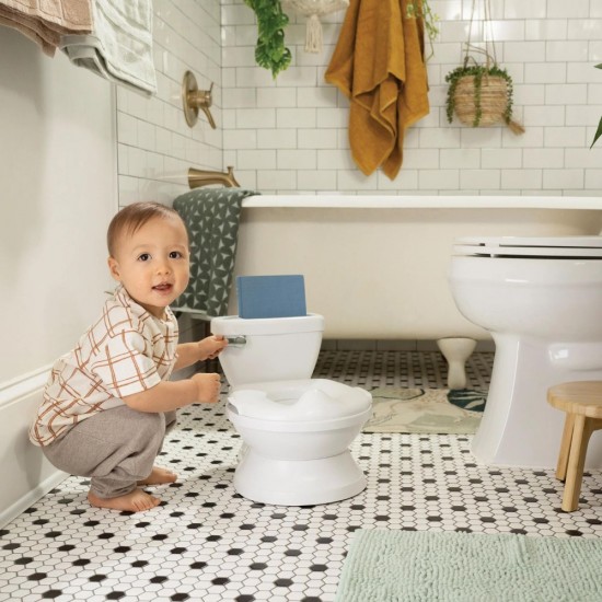 Olita cu sunete Ingenuity My Size Potty Pro alb