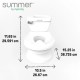 Olita cu sunete Ingenuity My Size Potty Pro alb