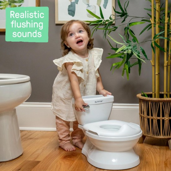 Olita cu sunete Ingenuity My Size Potty Pro alb