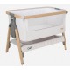 Patut 2 in 1 co-sleeper CoZee Oak & Sterling Silver Tutti Bambini