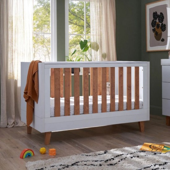 Patut evolutiv 3 in 1 Como White & Rosewood Tutti Bambini