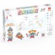 Set de constructie magnetic Supermag Projects Multicolor 85 piese