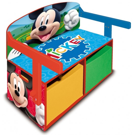 Mobilier 2 in 1 pentru depozitare jucarii Mickey Mouse Clubhouse