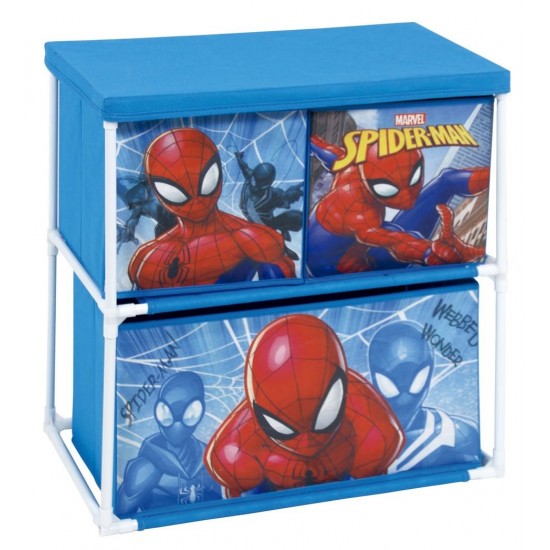 Organizator pentru jucarii cu structura metalica Spiderman