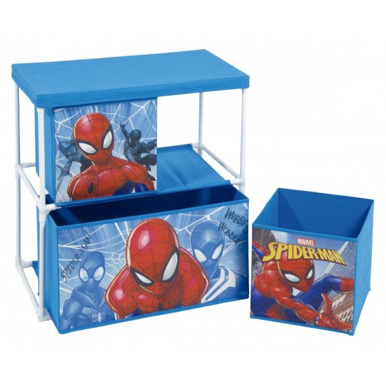 Organizator pentru jucarii cu structura metalica Spiderman