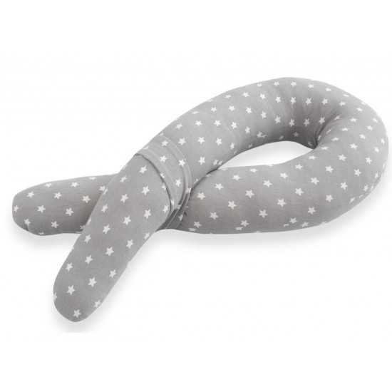 Perna pentru bebelusi Cuddly Nest Anthracite With White Stars