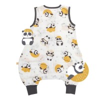 Sac de dormit cu picioruse Bamboo Panda 70 cm 0.5 Tog