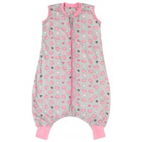 Sac de dormit cu picioruse Pink Elephant 5-6 ani 0.5 Tog