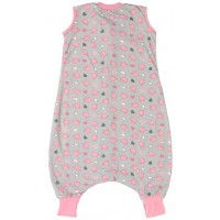 Sac de dormit cu picioruse Pink Elephant 5-6 ani 0.5 Tog