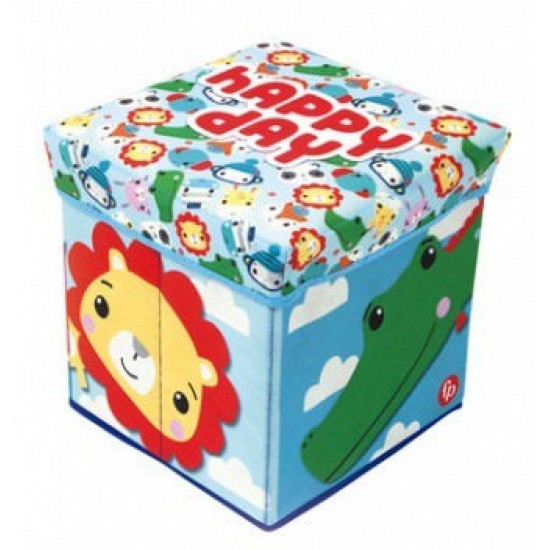 Taburet pentru depozitare jucarii Fisher Price Happy Day