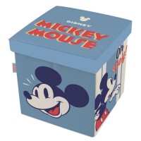 Taburet pentru depozitare jucarii Mickey