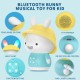 Iepuras interactiv cu povesti si cantece Alilo Baby Bunny albastru RO/EN