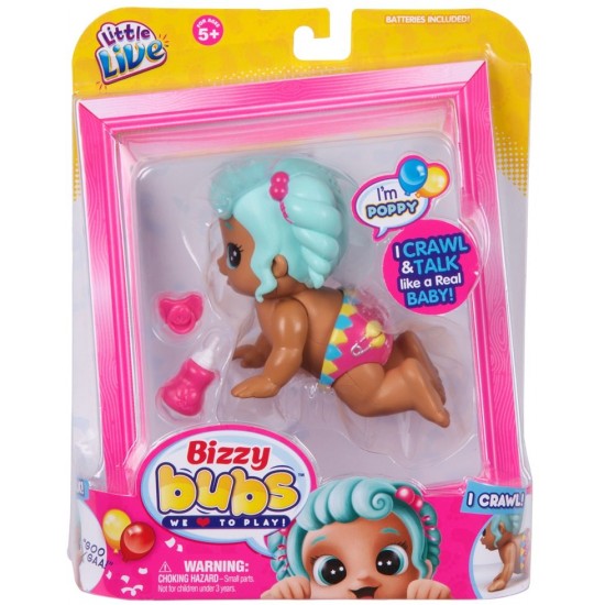 Bebelus Little Live Babies cu functii - Poppy Bebelus Little Live Babies cu functii - Poppy