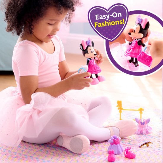 Papusa cu accesorii Disney Minnie Ballerina