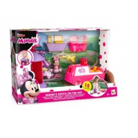 Set figurine Minnie Mouse - Biroul pe roti al lui Minnie