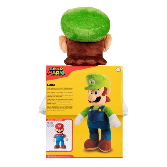 Jucarie de plus Luigi 50 cm Nintendo Mario