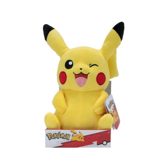 Jucarie de plus Pokemon 30 cm Pikachu S4