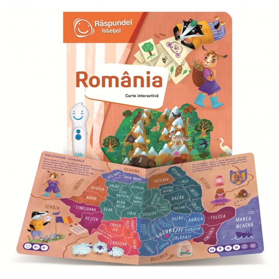 Carte interactiva Raspundel Istetel - Romania Carte interactiva Raspundel Istetel - Romania