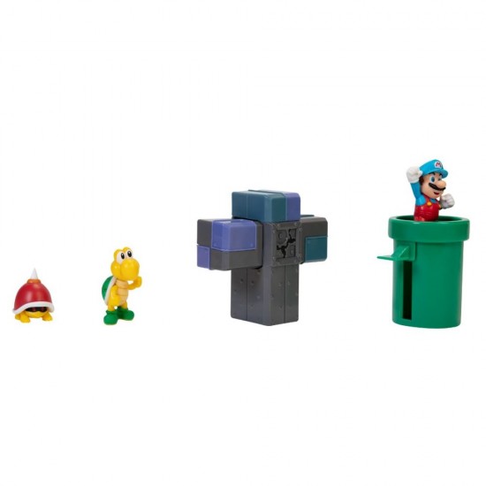 Set diorama Subteran cu figurina Super Mario, Nintendo Mario