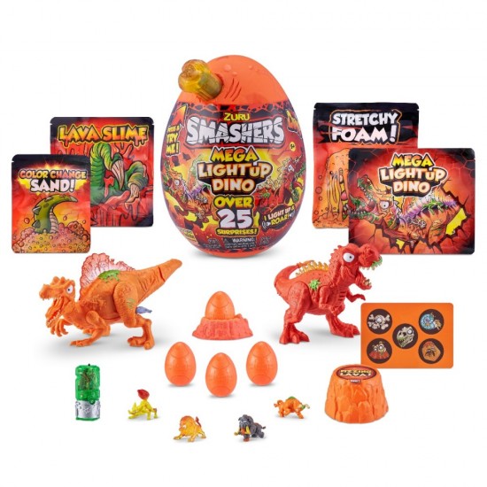 Ou surpriza Mega Dino Smashers Light-Up