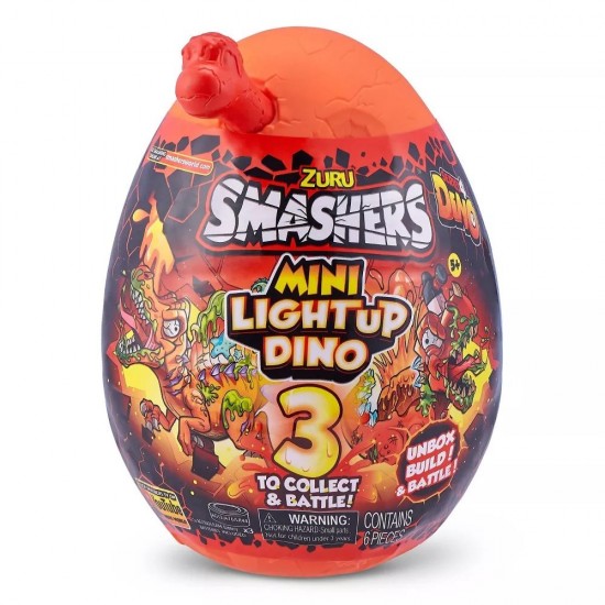 Ou surpriza Mini Dino Smashers Light-Up