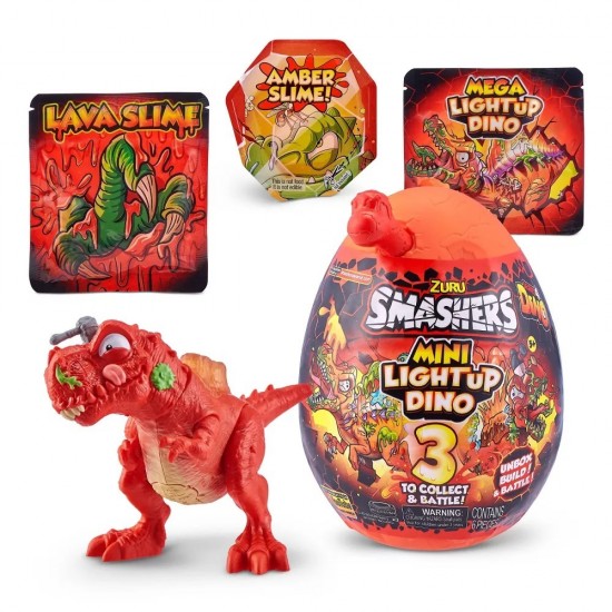 Ou surpriza Mini Dino Smashers Light-Up