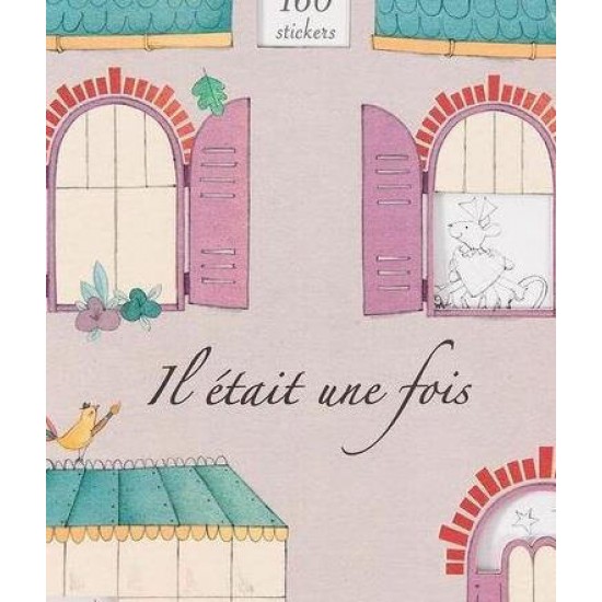 Carte de colorat cu abtibilduri A fost odata Moulin Roty