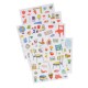 Carte de colorat cu stickere Marea familie Moulin Roty