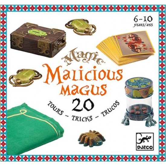 Colectia magica Djeco Malicious Magus - 20 de trucuri de magie
