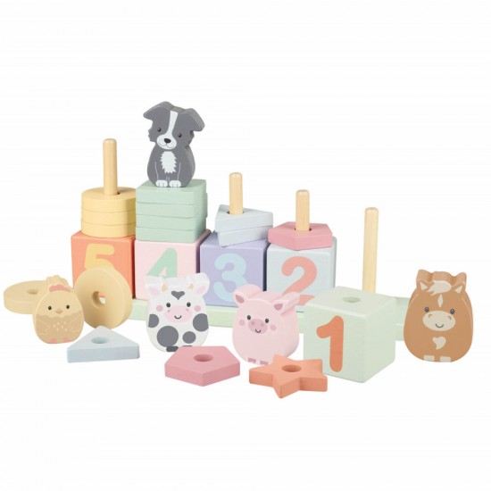 Joc Invata sa numeri cu animale de la ferma Orange Tree Toys