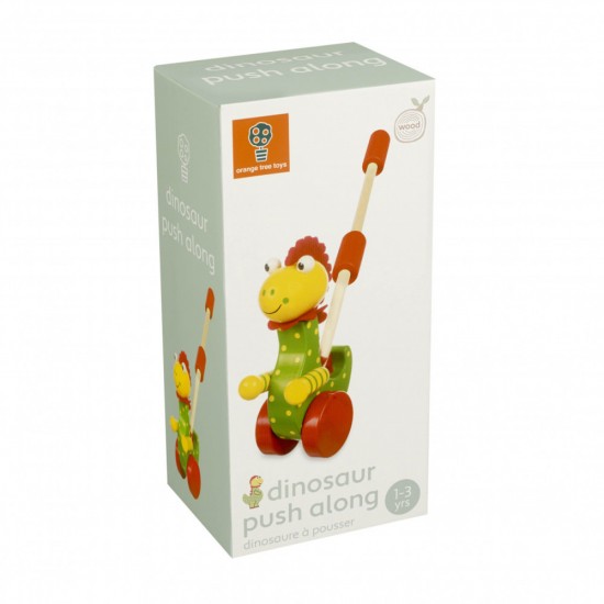 Jucarie de impins dinozaur Orange Tree Toys