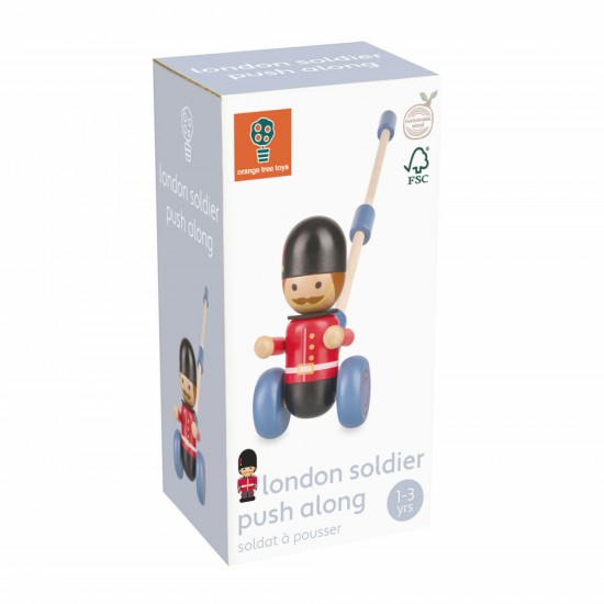 Jucarie de impins soldat londonez Orange Tree Toys