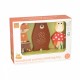 Jucarie din lemn de stivuit cu animalele padurii Orange Tree Toys